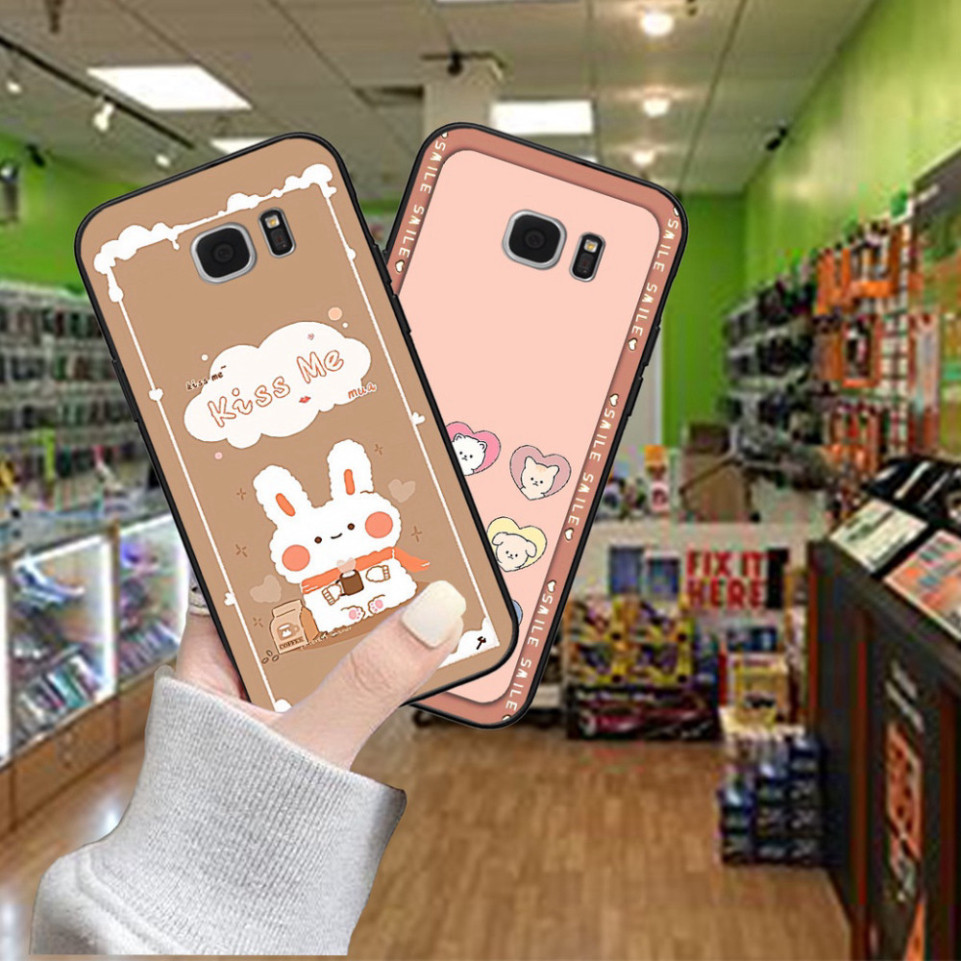 เคส Samsung S6 / S6 EDGE / S7 / S7 EDGE พิมพ์ลายหมี 3D ปริศนาน่ารัก ทนทานสุดๆ