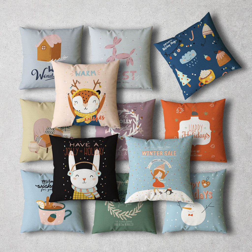 HOLIDAY SOFA DECORATIVE PILLOW (NO.1-NO.40)(45X45CM)