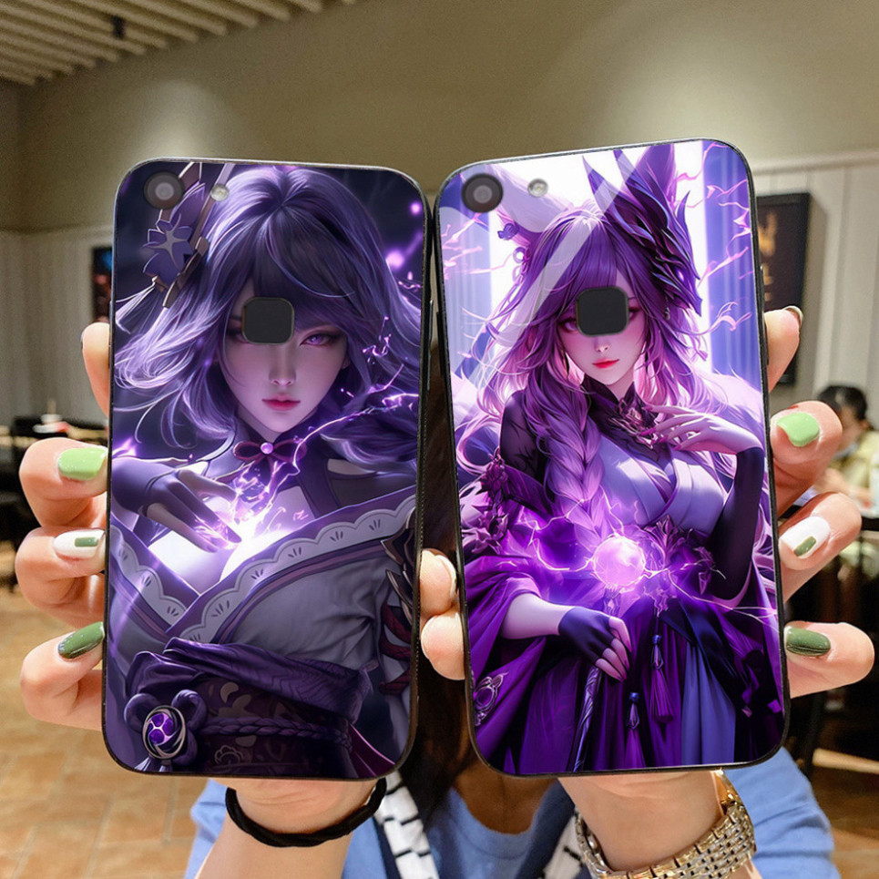 Vivo v7 / y75 / vivo v7 plus / v7 pro เคสกระจกอนิเมะ wizard