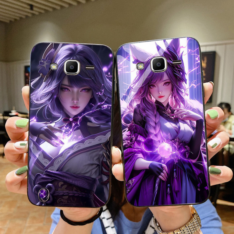 Samsung j2 prime / ss j310 / ss j3 2016 เคสกระจกอนิเมะ wizard