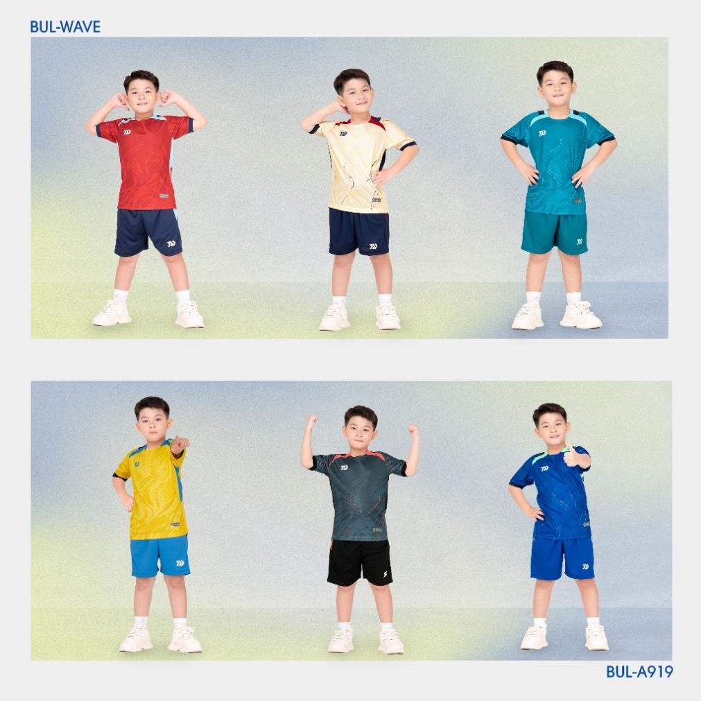 ชุดฟุตบอลเด็ก Bulbal Hades 2 คุณภาพสูง ผ้า Bul-Wave สุดเท่ ดีไซน์ Seams Solid