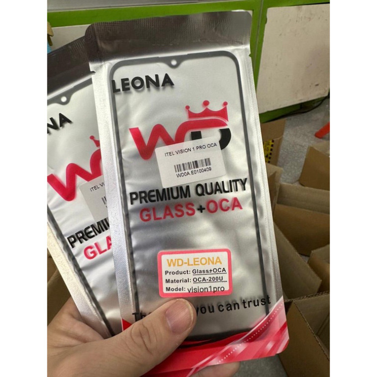 Itel vision 1 pro L6502/L6501 แก้วกึ่งสําเร็จรูปใช้สําหรับกดกระจก