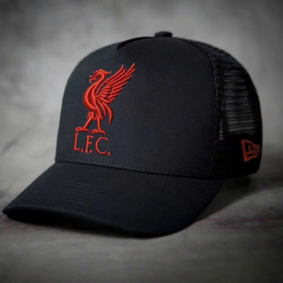 หมวกและหมวกแก๊ป ลิเวอร์พูล สโมสร มีสีกากีและตาข่าย แบบมาตรฐาน แฟชั่นสปอร์ตสุดดี
