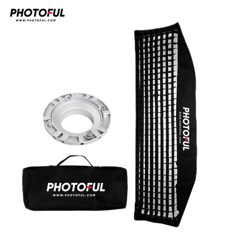 เครื่องพ่นไฟ PHOTOFUL Softbox ของแท้พร้อมรังผึ้ง 22x90 cm - กล้อง AUG - Hanoi