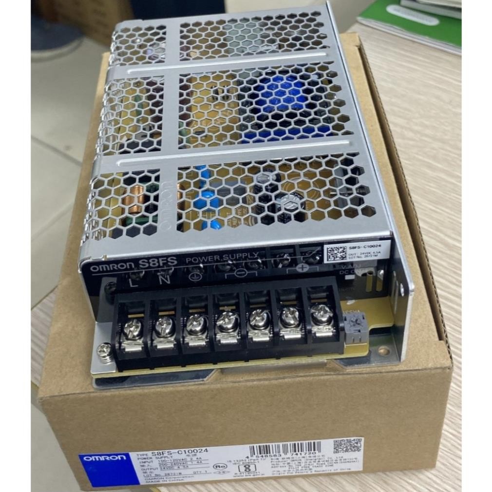 (OMRON) แหล่งจ่ายไฟ S8FS-C10024 ความจุ 100W 24VDC คุณภาพ 4.5A กระแส