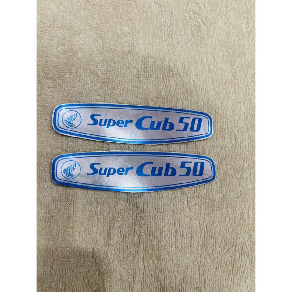 Super Cub 50 Life 78 LETTERS SET Super Beautiful Blue Zinc Thai