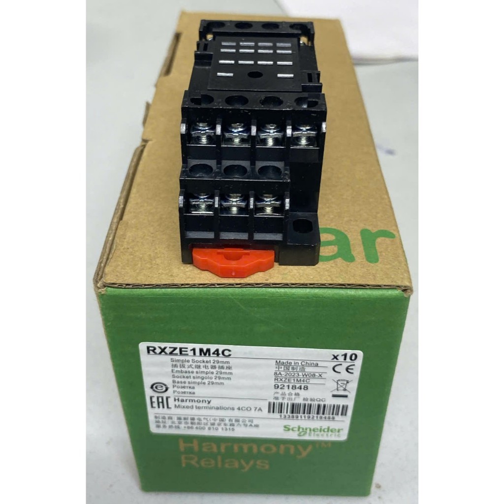 (Schneider) ฐานรีเลย์ Schneider RXZE1M4C 14 ขาแบนเล็ก 7A