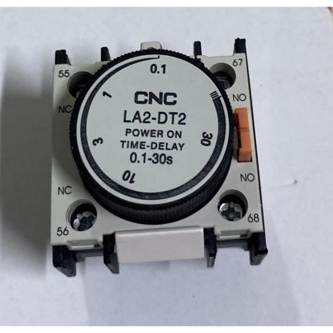 (CNC) รีเลย์ดีเลย์ (0,1 - 30 วินาที, NO/NC) LA3-DR2 ติดตั้งบน Chint ทั้งหมด, CNC Contactors