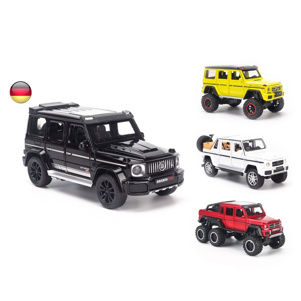 รถโมเดล Mercedes Benz Brabus G700, G63 AMG 6x6, Maybach G650, G800 1:32