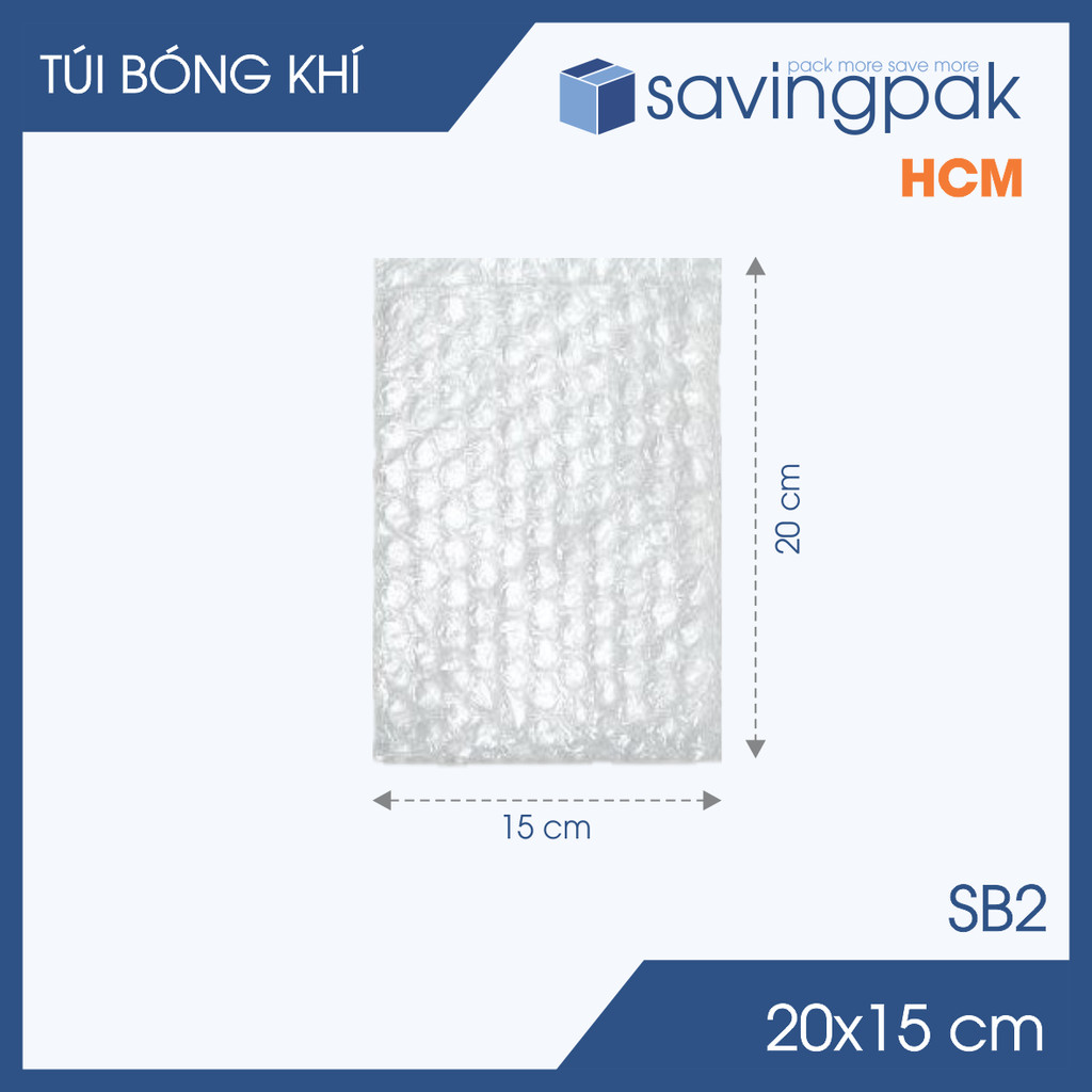 SB2 - 15x20 cm - Combo ถุงฟองอากาศกันกระแทก 100 ใบ ถุงฟองอากาศ ถุงฟองราคาถูก -S.B2
