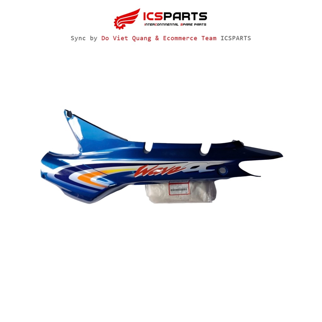 ชุดฝาครอบข้างซ้ายพลาสติก PB305 HONDA Wave 100 (2001, 2003) (64650-KRS-900ZH)
