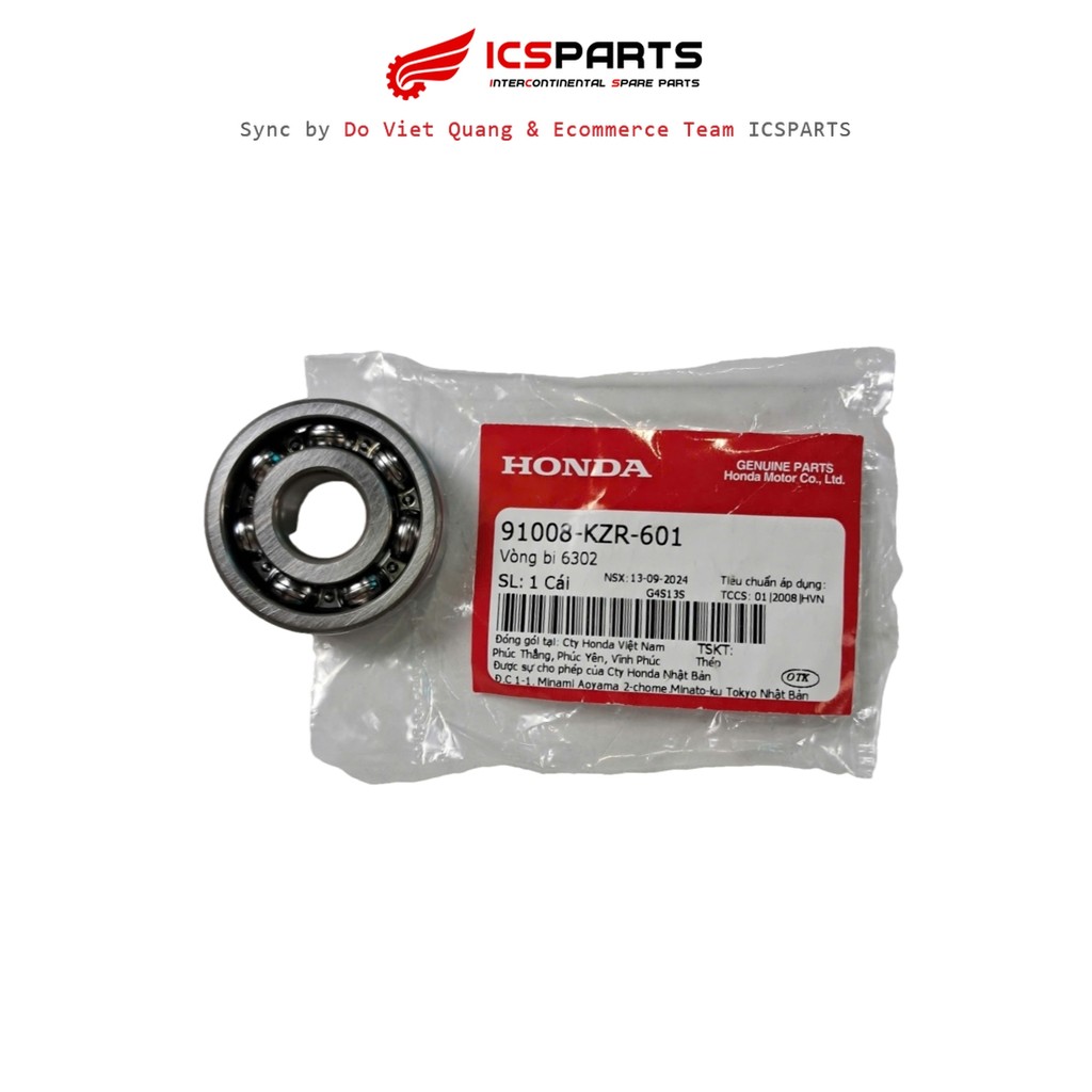 แบริ่ง 6302 (china) HONDA Air Blade, ตะกั่ว, Pcx, Sh, Sh Mode (91008-KZR-601)