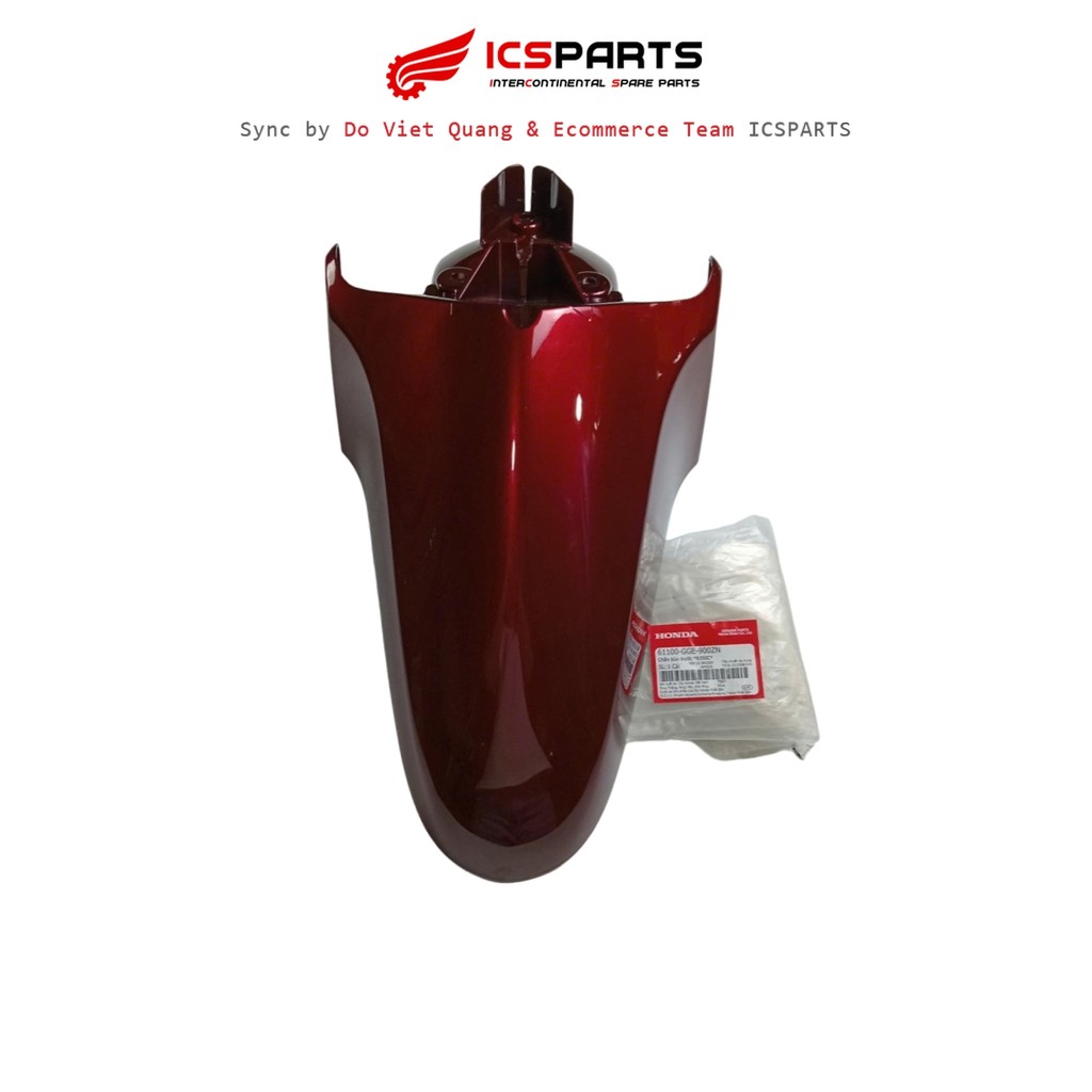 บังโคลนหน้าพลาสติก R350C HONDA Lead 110 สีแดง (2012, 2013) (61100-GGE-900ZN)