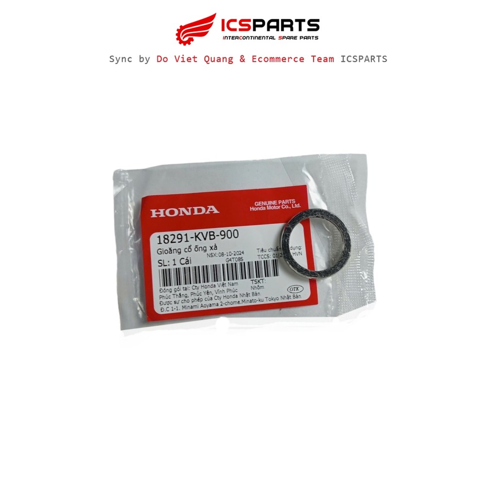 HONDA Air Blade / Click / ปะเก็นท่อร่วมไอเสียตะกั่ว (18291-KVB-900)