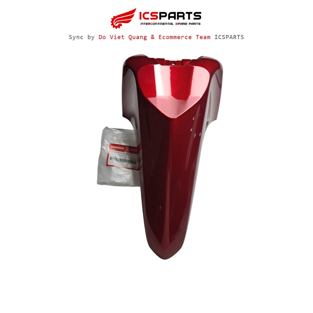 บังโคลนหน้าพลาสติก R340C HONDA Future Red (2013, 2015) (61100-KYZ-900ZV)