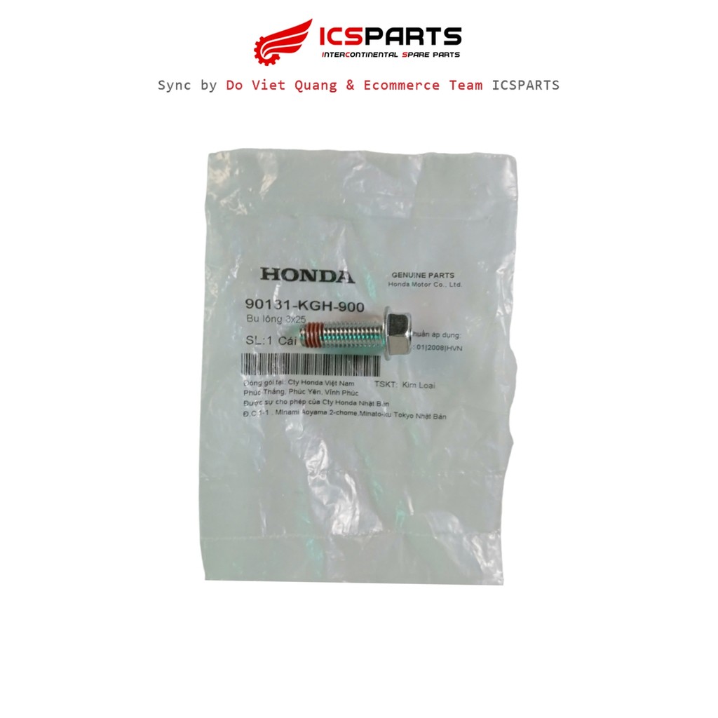 Bolt 8x25 HONDA Air Blade, Click, Future, Vision, Wave (90131-KGH-900)
