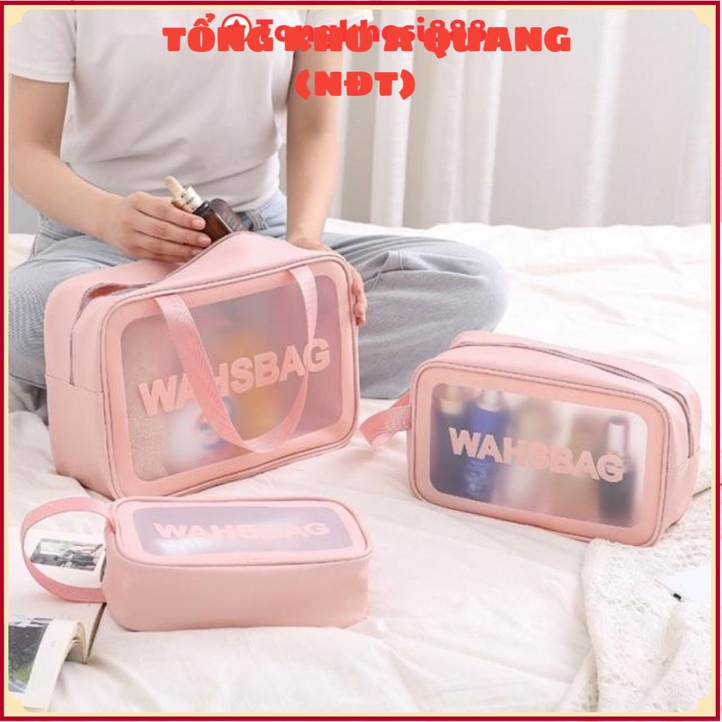 Set 3 Travel WASHBAG Cosmetic Bags, WASHBAG BAG