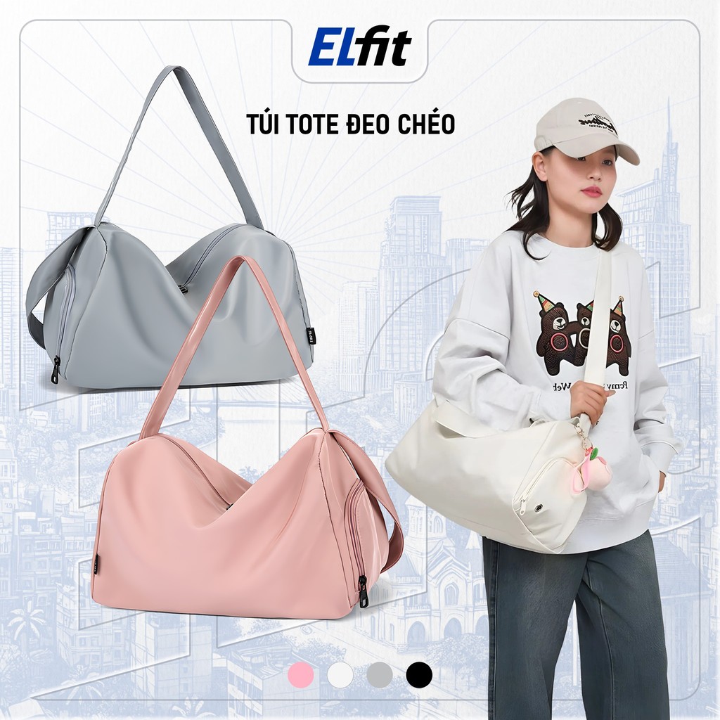 Sports Crossbody Travel Tole Bag with Shoe Compartment - กันน้ํา - แฟชั่นผู้ชายและผู้หญิง - TuiTole