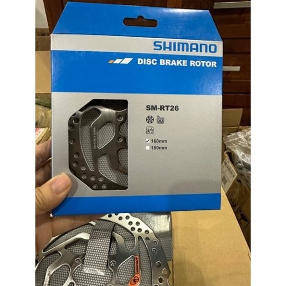 (GAREN BIKE} ของแท้ RT26 Shimano 6-screw จานเบรกจักรยาน ยกกล่อง