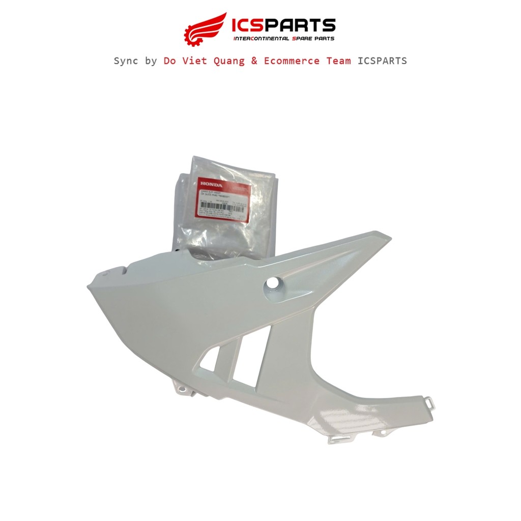 ฝาครอบขวาล่างพลาสติก Nhb55P HONDA Winner X V4 สีขาว 2024 (64660-K2P-V60ZF)