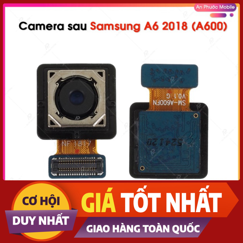 กล้องหลัง Samsung A600 / A6 2018 - ส่วนประกอบกล้องโทรศัพท์สังกะสี Samsung Galaxy A6 LKBEE