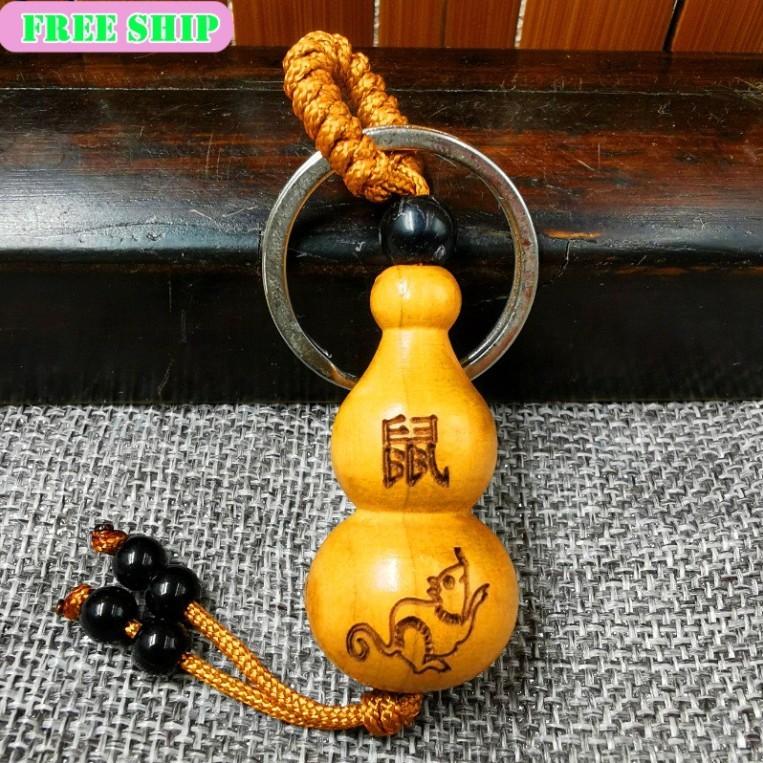 12 Zodiac Animals พวงกุญแจ Resolves โชคร้าย ดึงดูดโชคลาภ CHLX