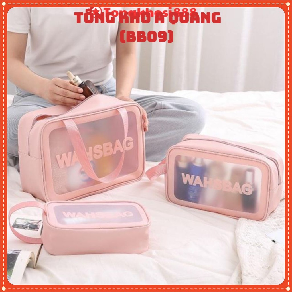 Set 3 Travel WASHBAG Cosmetic Bags, WASHBAG BAG