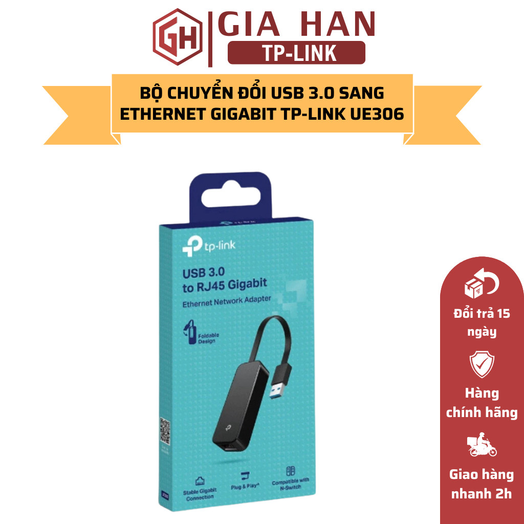 TP-Link UE306 USB 3.0 to Ethernet Network Adapter - Totolink U1000 Gigabit 1000Mbps
