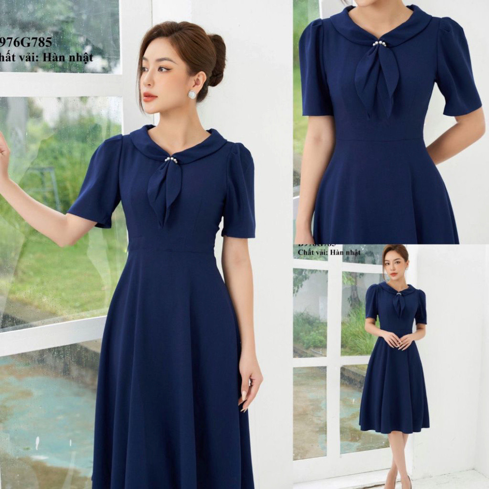 ชุดสํานักงานคุณภาพสูงพร้อมคอโบว์ - D976