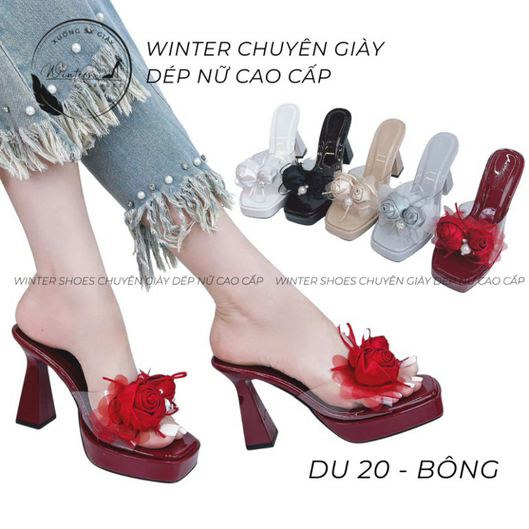 Lovely 9CM Winter Rose Double Heel Shoes (DU20 HIPS) 2025