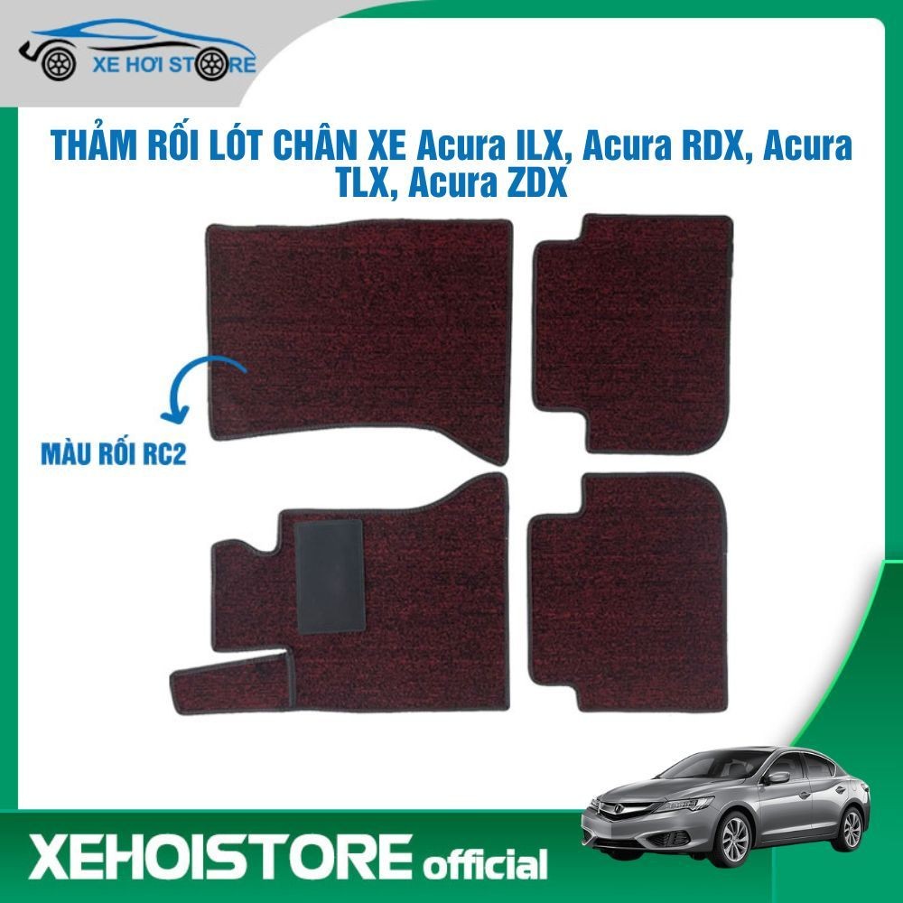 พรมปูพื้นรถยนต์สําหรับ Acura ILX, Acura RDX, Acura TLX, Acura ZDX 5 ที่นั่ง, กันฝุ่นและทําความสะอาดง