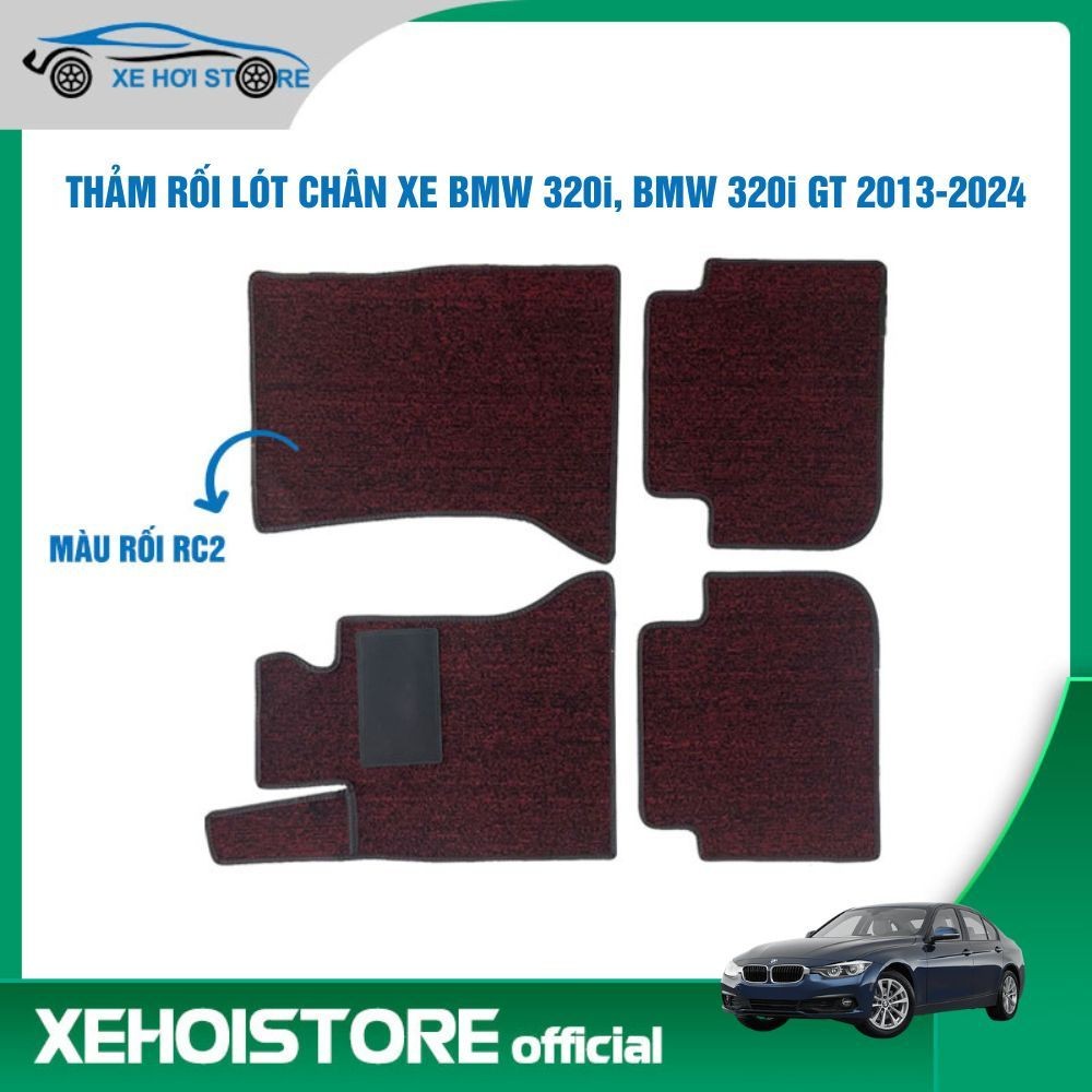 พรมปูพื้นรถยนต์สําหรับ BMW 320i, BMW 320i GT 2013 5 ที่นั่ง กันฝุ่น ทําความสะอาดง่าย