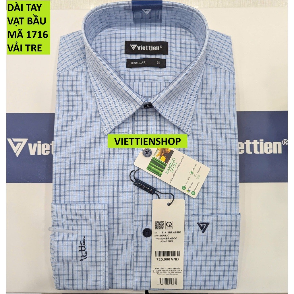 (1716 CRL) VIET TIEN LONG-SLEEVE CARROT BAMBOO SHIRT