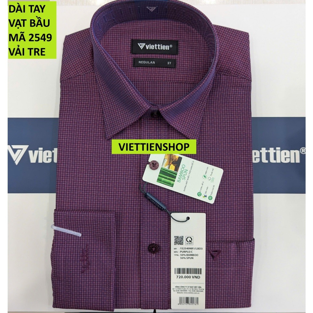 (2549 CRL) VIET TIEN LONG-SLEEVE CARROT BAMBOO SHIRT