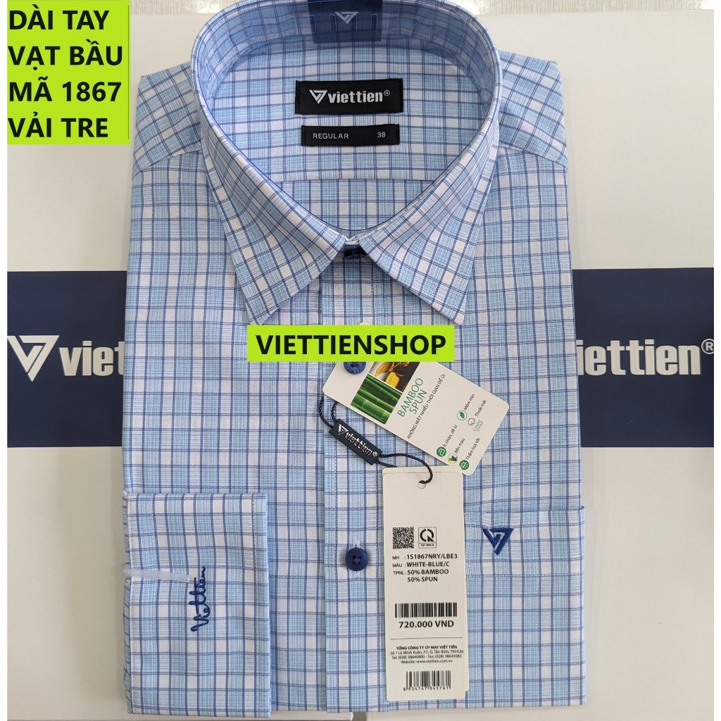(1867 CRL) VIET TIEN LONG-SLEEVE CARROT BAMBOO SHIRT