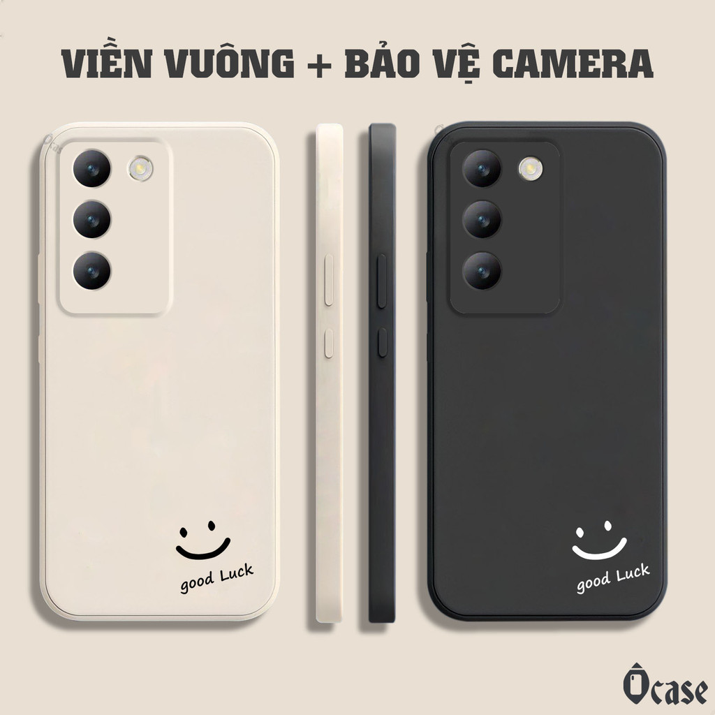 เคส Vivo Y100 พิมพ์ลายหน้ายิ้มนําโชค