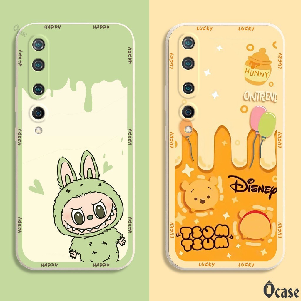 Xiaomi Mi 10 / CC9 Pro Labubu Cat Duck Square Edge Case พร้อมการป้องกันกล้อง