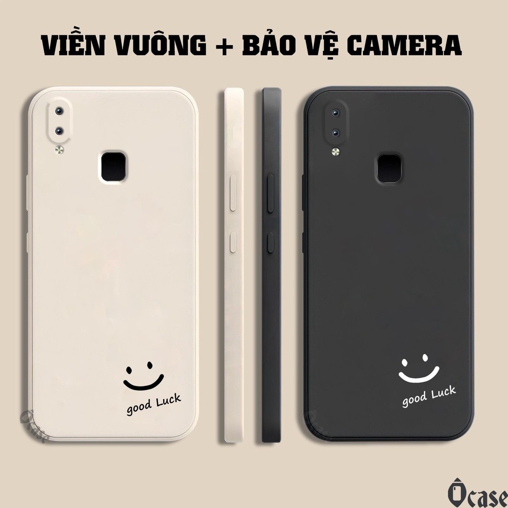 เคส Vivo V9 /V9 Youth /Y85 /Y89 /Z3x /Z1 /Z1i /Z1 Lite / Nex A พิมพ์ลายหน้ายิ้มนําโชค