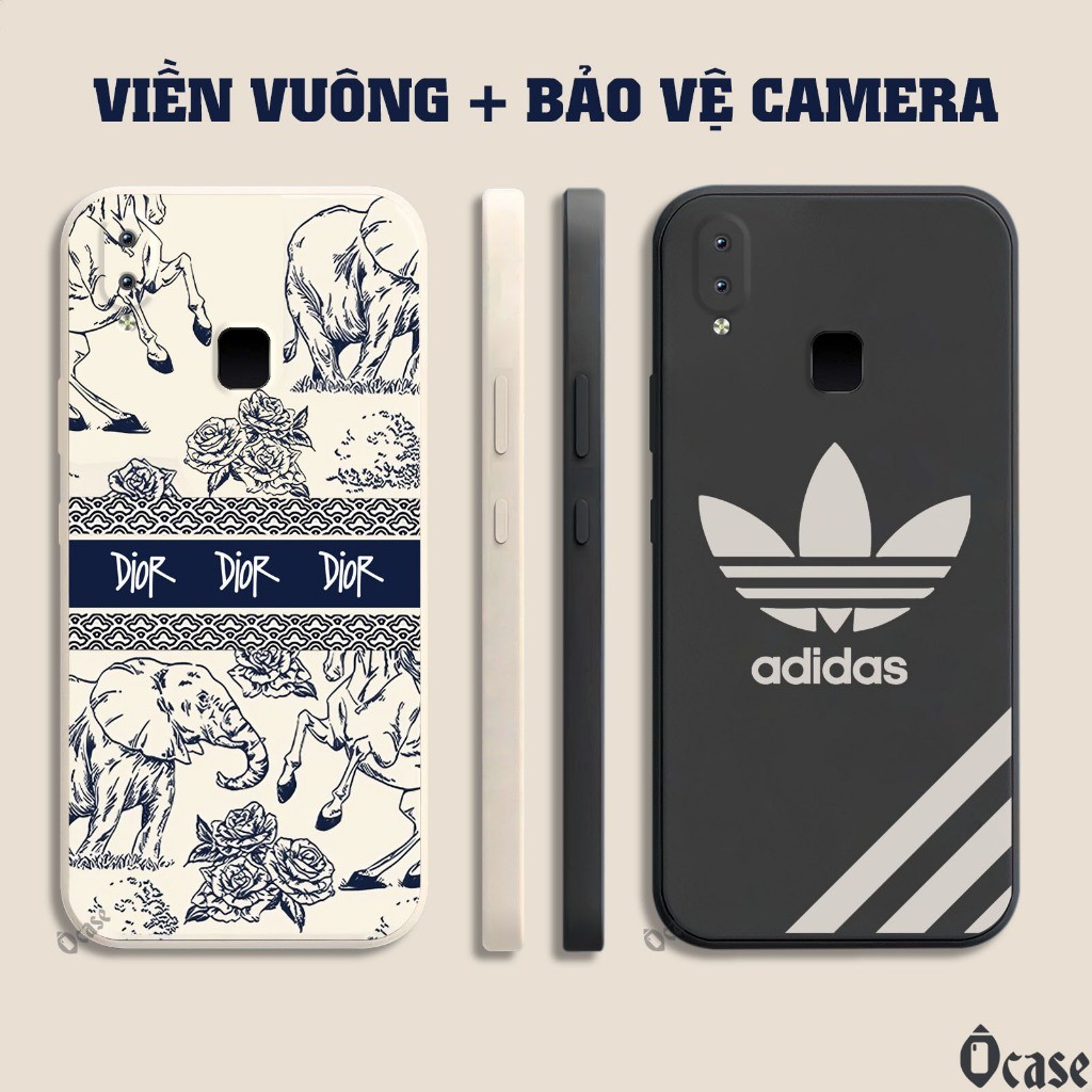 เคส Vivo V9 / V9 Youth / Y85 / Y89 / Z3x / Z1 / Z1i / Z1 Lite / Nex A ขอบเหลี่ยมและป้องกันกล้อง