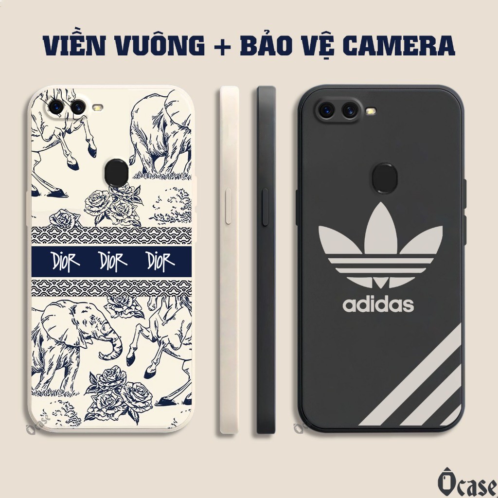 เคส Oppo F9 / F9 Pro / A7x / Realme U1 ขอบสี่เหลี่ยมและป้องกันกล้อง