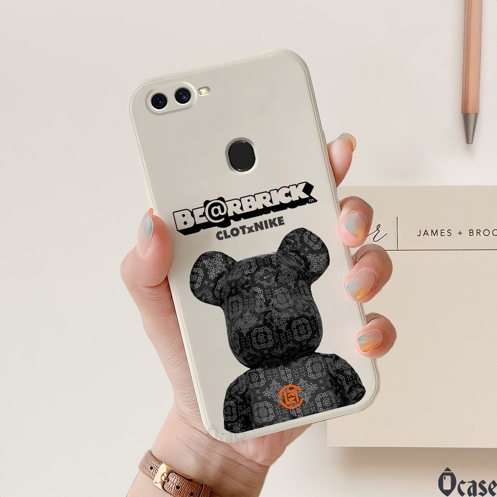 เคส Oppo F9 / F9 Pro / A7x / Realme U1 ขอบสี่เหลี่ยมและป้องกันกล้อง