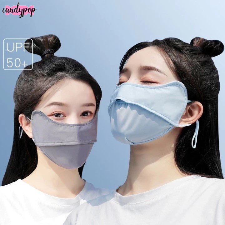 candypop Sunscreen Mask UV Resistance Thin Breathable Mask Leisure Cycling Mask