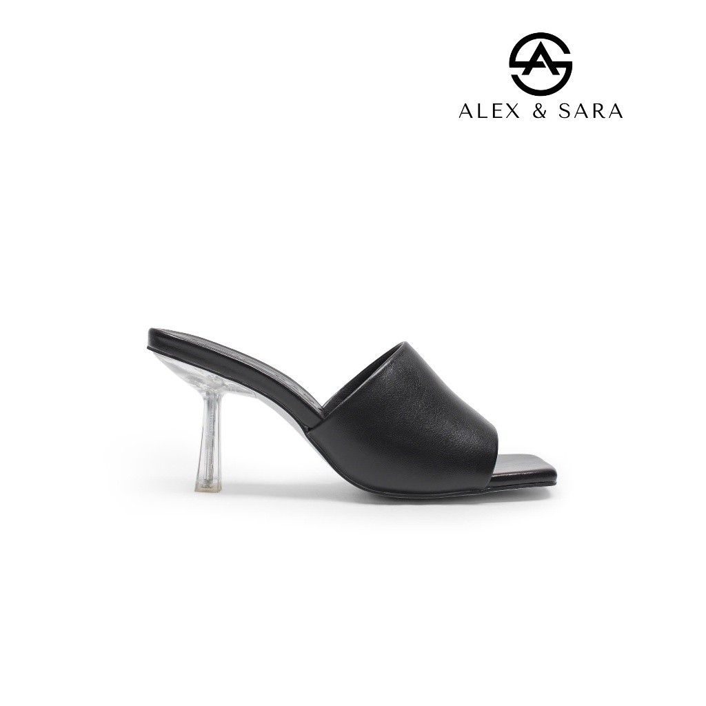 ล่อส้นสูง 7 ซม. ทันสมัยพร้อมหัวเหลี่ยมและสายรัดแนวนอน - LT72