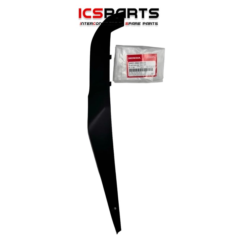 ฝาครอบพื้นขวา (Side Bar) Air Blade 125 2015-2016 สีดําด้าน Nha76M