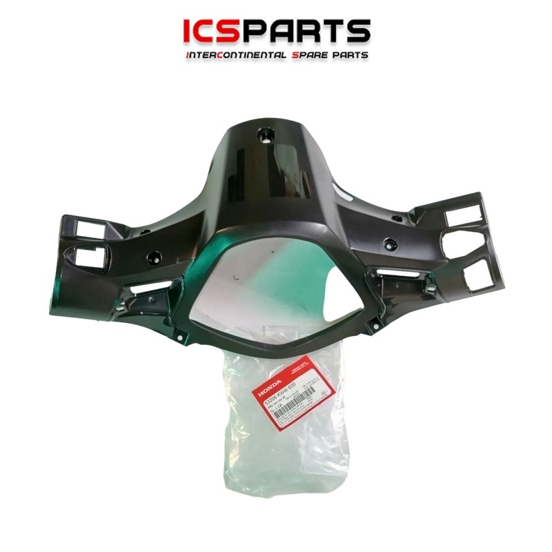 หุ้มพวงมาลัยหลัง (หลังพลาสติก) Rs 110, Ws 110 2013-2014 สีดํา Nh1