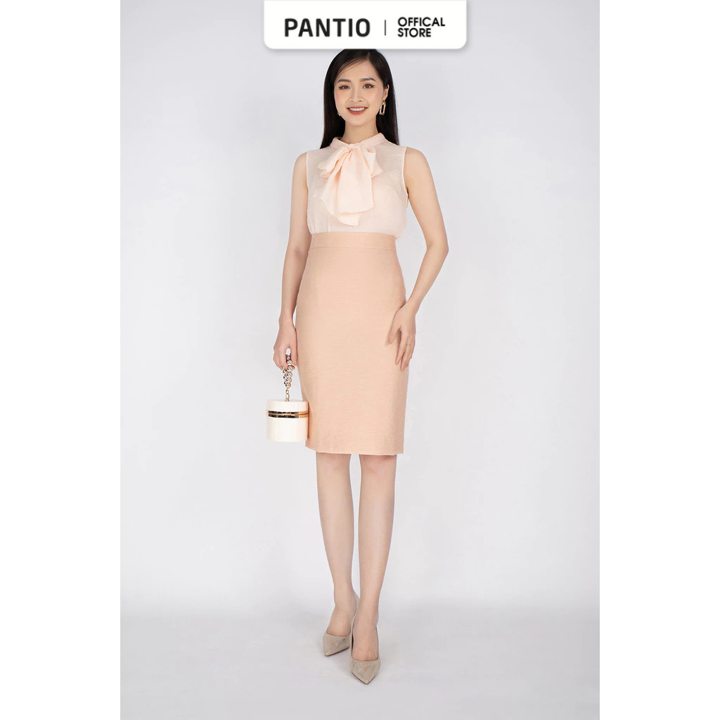 [ของแท้] BJD32726 - กระโปรงสํานักงานดินสอยาวถึงเข่า - PANTIO