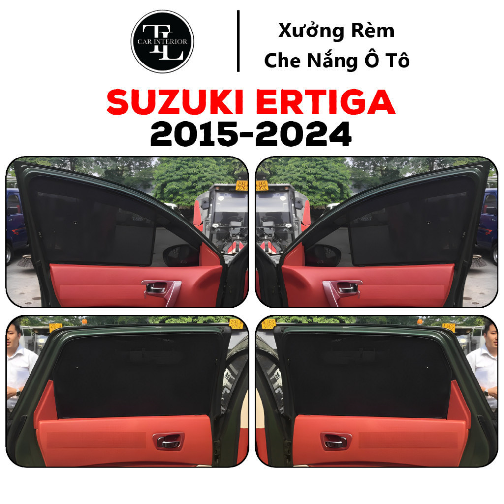 Anti-UV Sun Shades for Ertiga - Xl7 2015 - 2025 Type 1 TL Auto ชุด 4 แผง 2 ปี