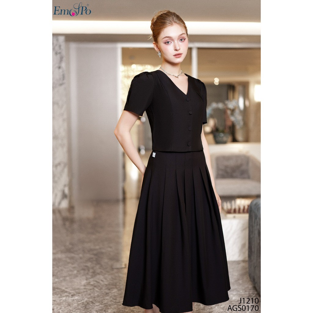 Emspo AGS0170 เสื้อนักข่าวติดกระดุมคอเต่า เดิน J1210