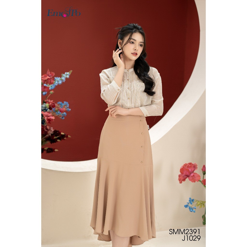 2F เสื้อคอปกมีกระเป๋าข้าง มาพร้อมเสื้อกล้ามถอดออกได้ EMSPO SMM2391