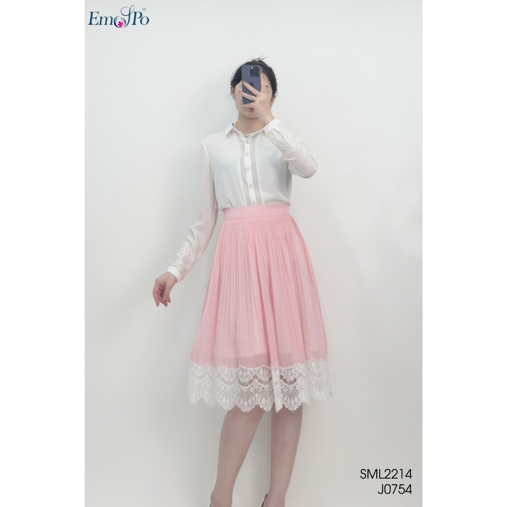 กระโปรงจีบบานผู้หญิง Emspo กุ๊นเซน J0754